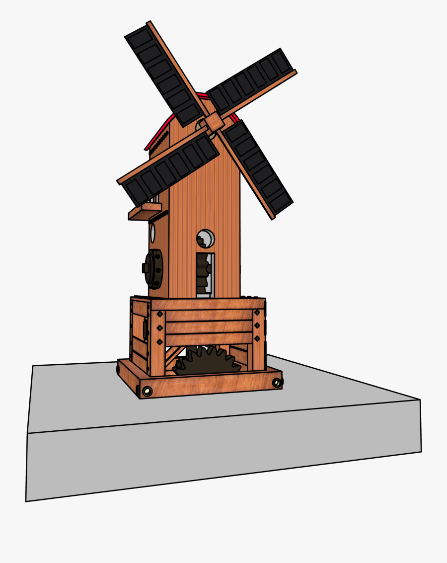 Windmill Clipart Png - Windmill, Transparent Clipart