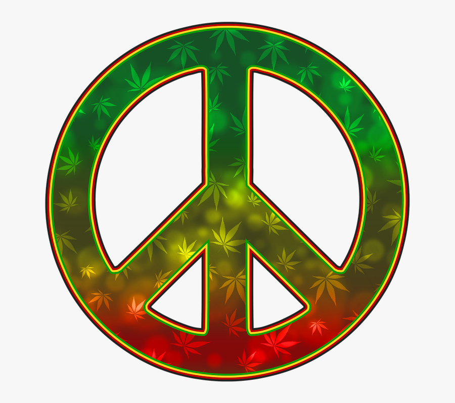 Peace - Different Color Peace Signs, Transparent Clipart