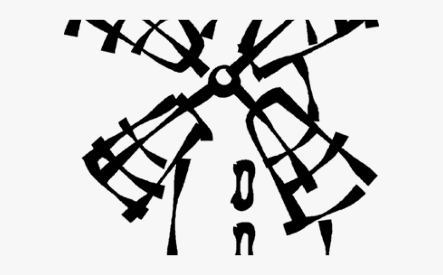 Netherlands Clipart Dutch Windmill - Windmühle Holland Clipart, Transparent Clipart