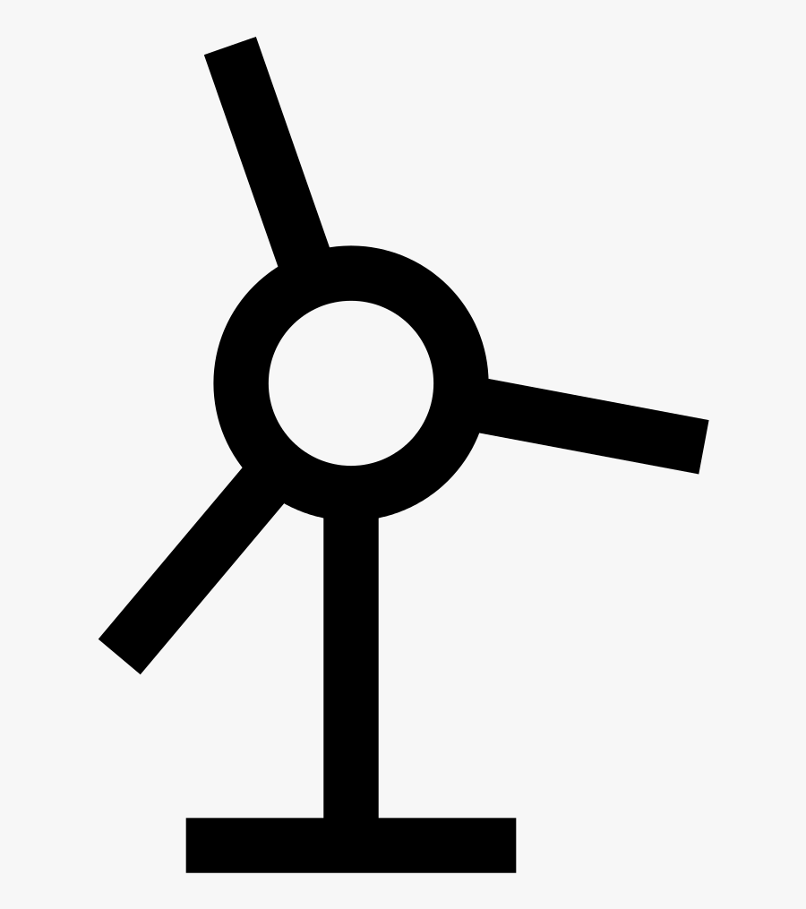 Clipart Farm Windmill - Map Symbol For Windmill, Transparent Clipart