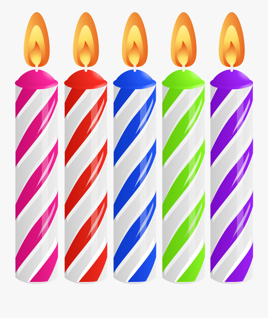 Birthday Cake Candles Png Clip Art Image, Transparent Clipart