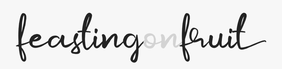 Feasting On Fruit Logo - Calligraphy, Transparent Clipart