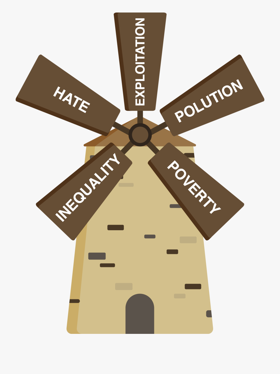 Windmill, Transparent Clipart