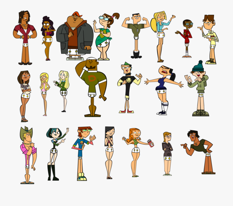 Transparent Drama Clipart - Total Drama Island Diaper, Transparent Clipart