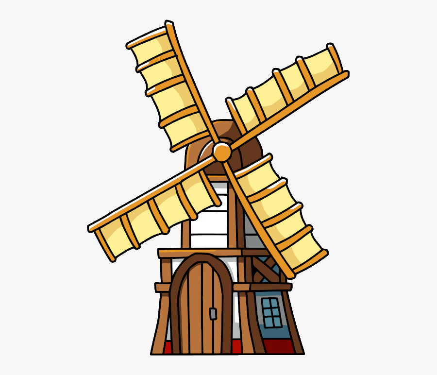 Pix - Scribblenauts Windmill, Transparent Clipart