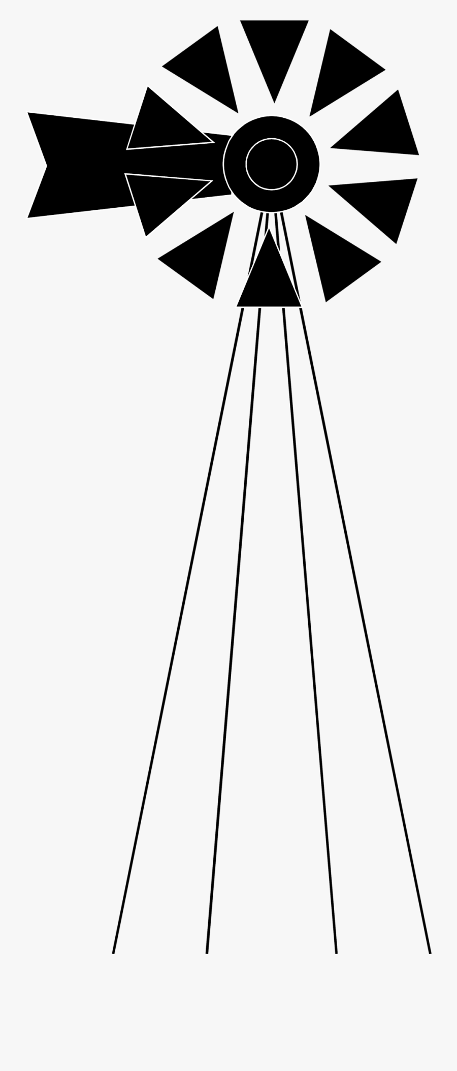 Farm Windmill No Background, Transparent Clipart