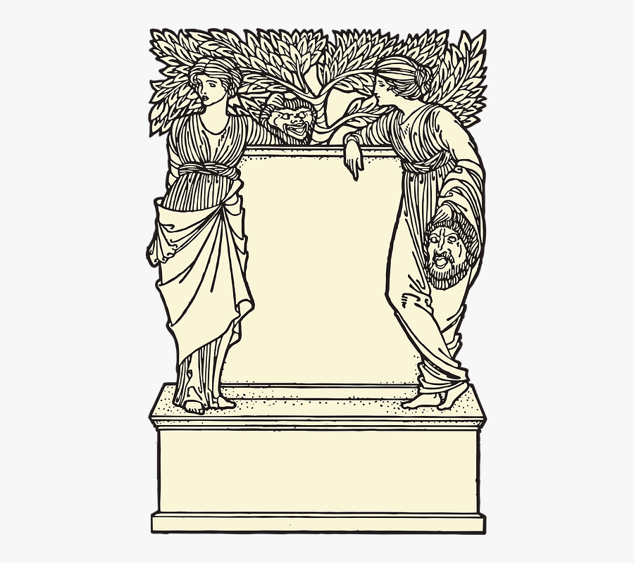 Drama Frame, Transparent Clipart