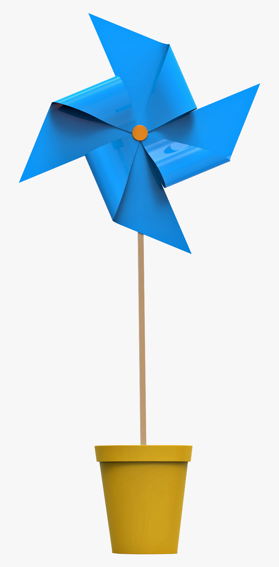 170218 Windmill - Flowerpot - Boat, Transparent Clipart