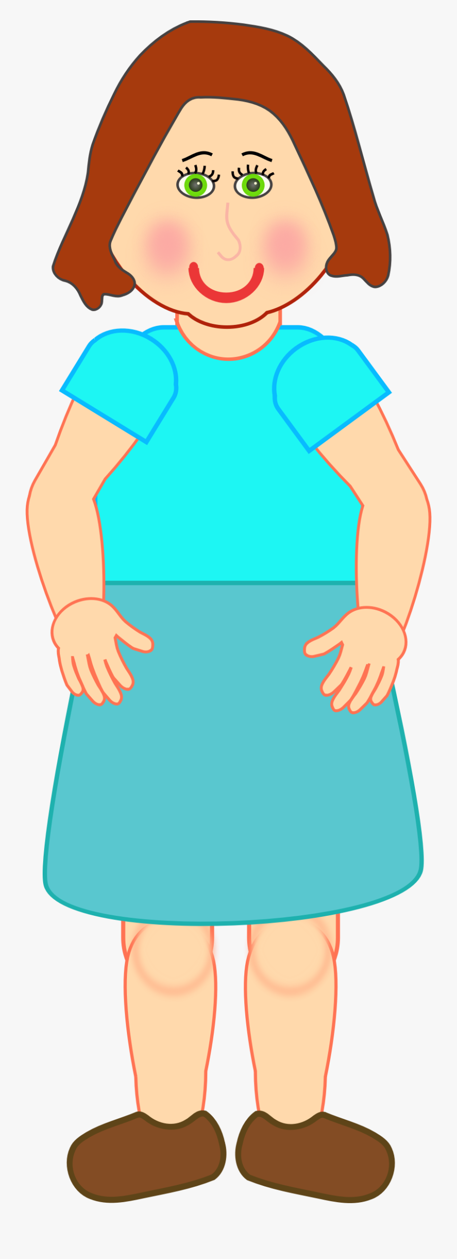 Woman Standing Clipart - Free Clipart Woman Standing, Transparent Clipart