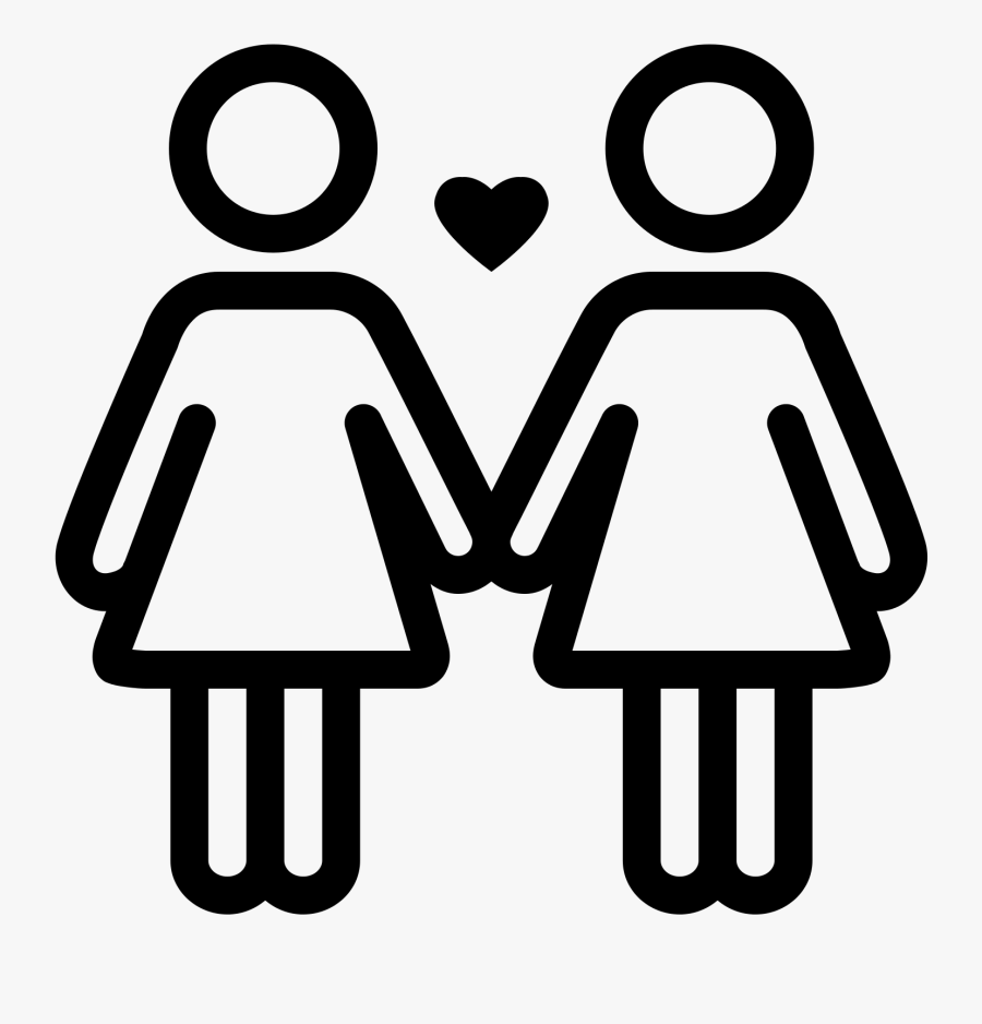 Computer Icons Woman Clip Art - Lesbian Icons, Transparent Clipart