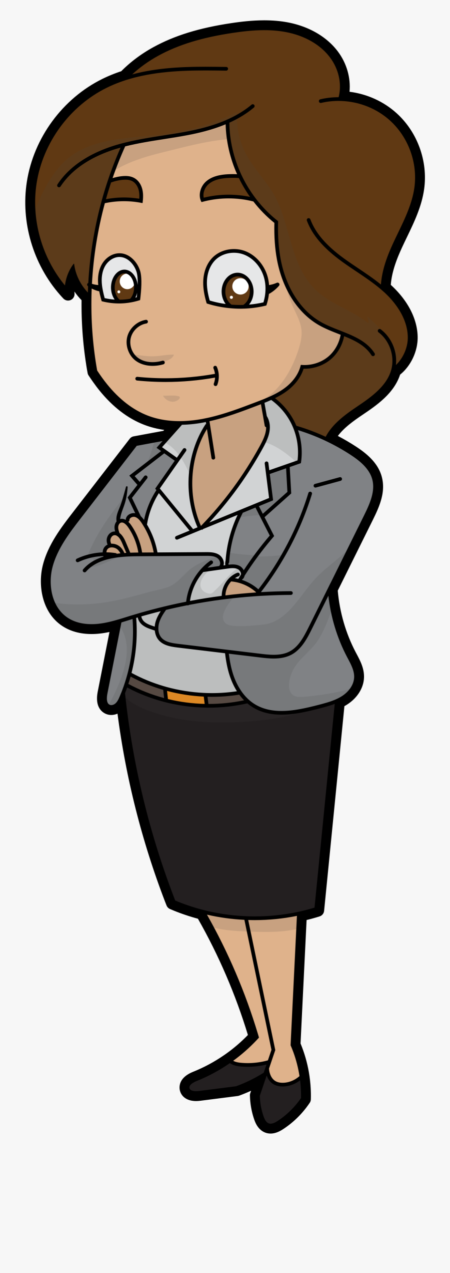 Businesswoman Clipart Png - Cartoon Business Woman Clipart, Transparent Clipart