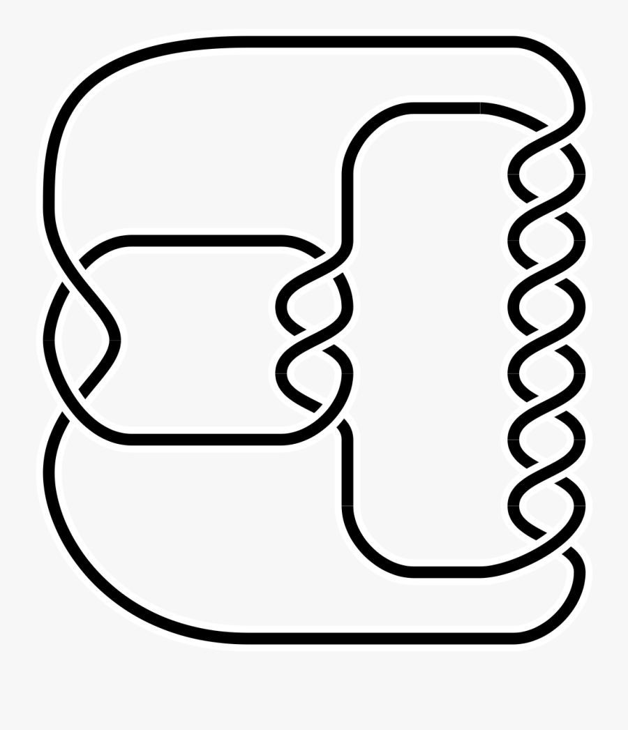 Pretzel Knot Knot Theory, Transparent Clipart