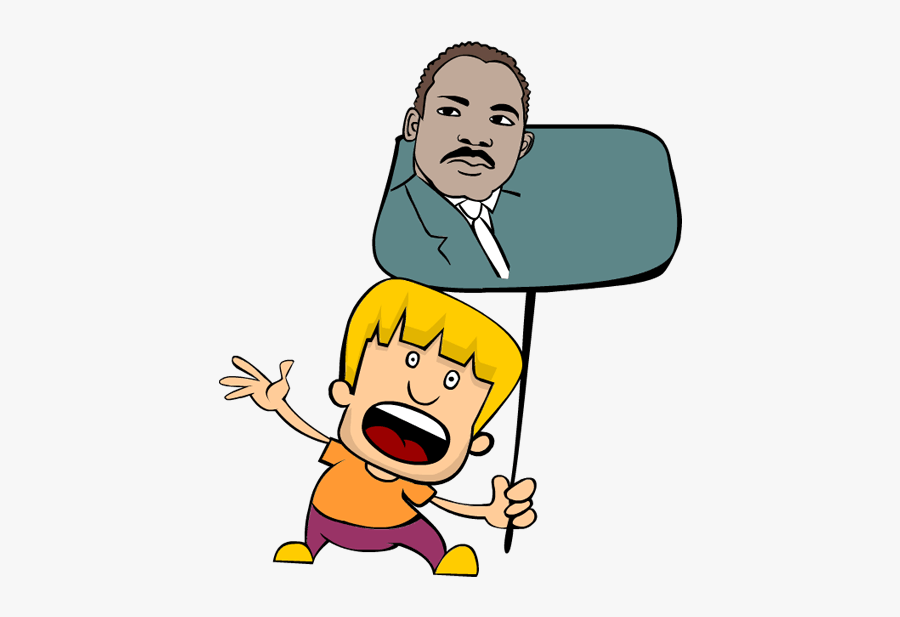 Martin Luther King Jr Clipart Cliparts Of Martin Luther - Cartoon, Transparent Clipart