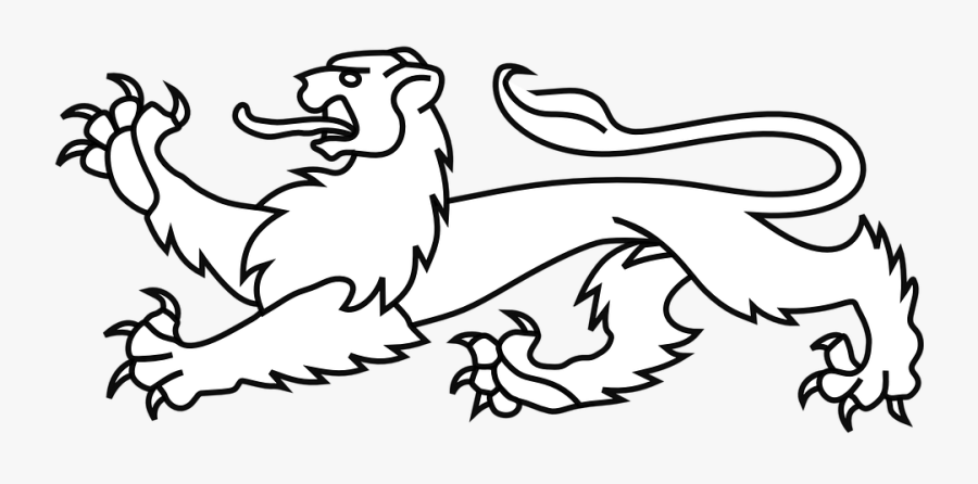 Lion Line Drawing 8, Buy Clip Art - 3 Lions Clip Art, Transparent Clipart