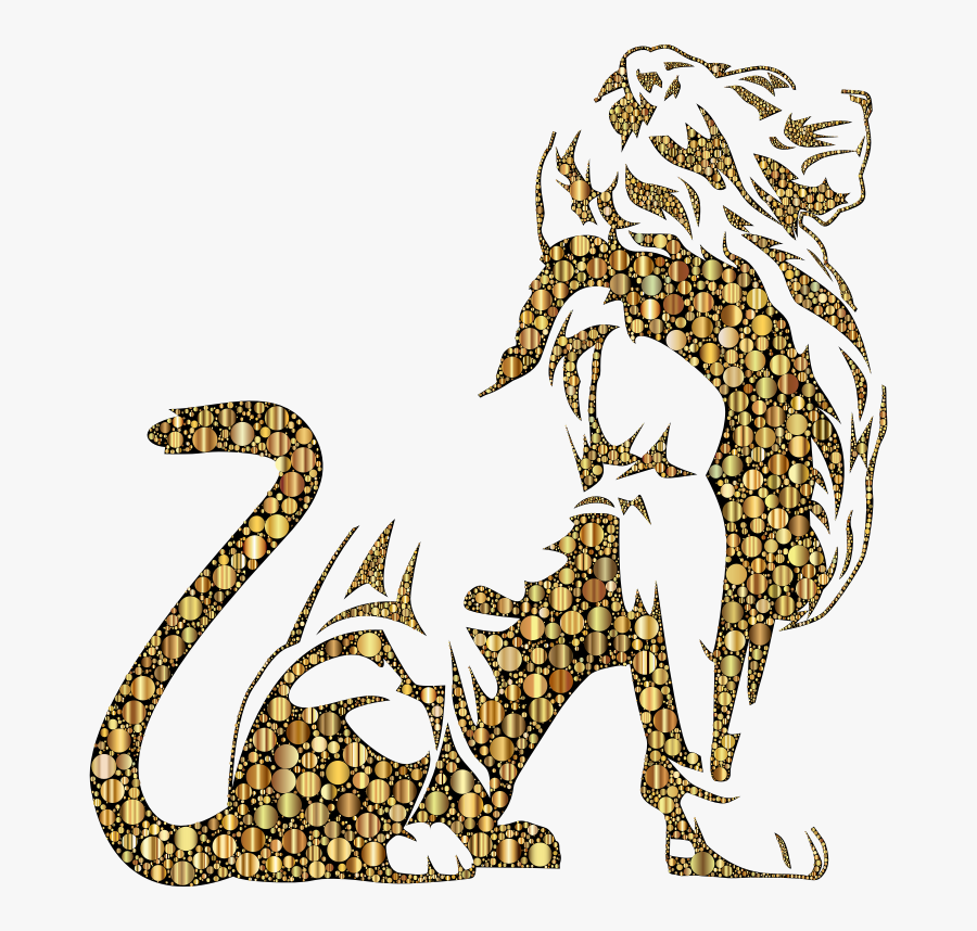 Visual Arts,wildlife,art - Cartoon Lion Drawn Png, Transparent Clipart