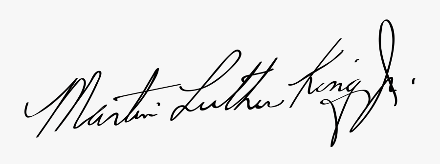 Transparent Marilyn Monroe Signature Png - Firma De Martin Luther King, Transparent Clipart