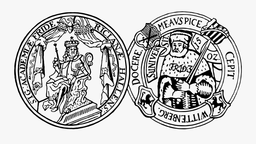 Martin Luther University Logo, Transparent Clipart