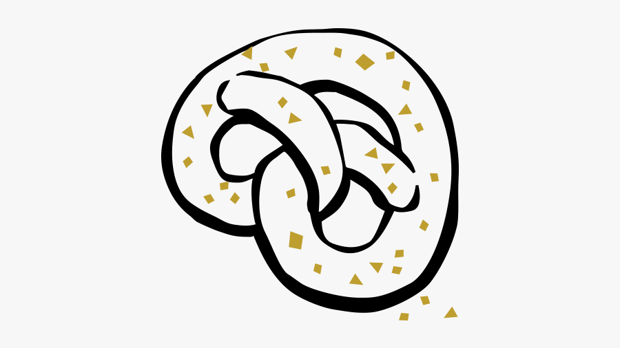 Small Pretzel, Transparent Clipart