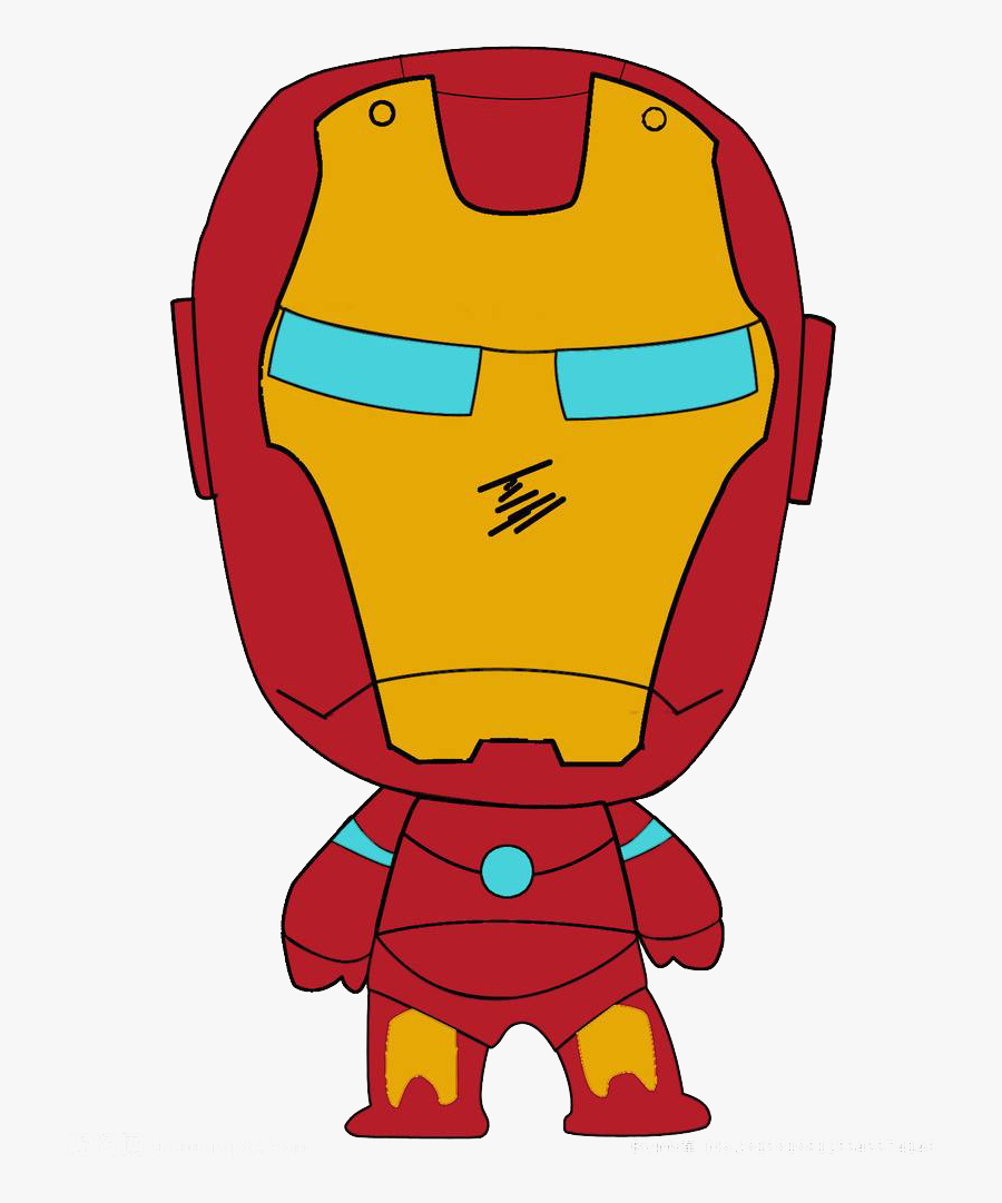Iron Man T Shirt Iron On Logo Sticker - ไอรอน แมน ภาพ การ์ตูน, Transparent Clipart