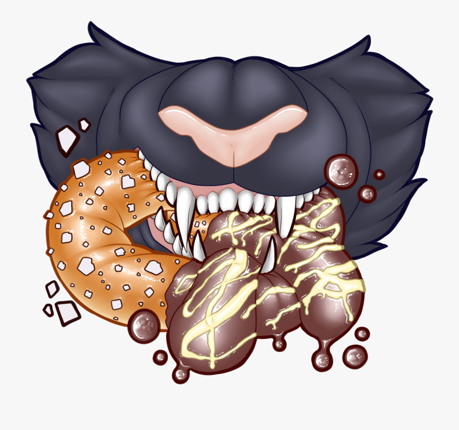 Pretzel Muncher - Illustration, Transparent Clipart