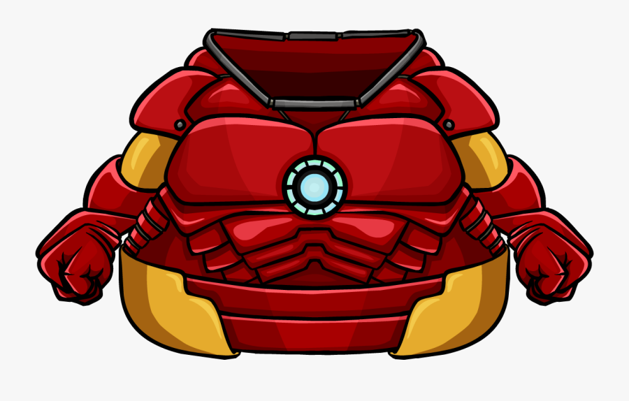 Transparent Body Clipart - Club Penguin Iron Man, Transparent Clipart