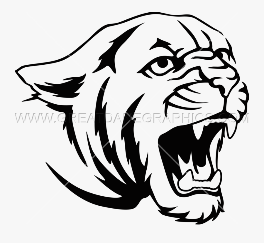 Cougar Clipart Black And White, Transparent Clipart