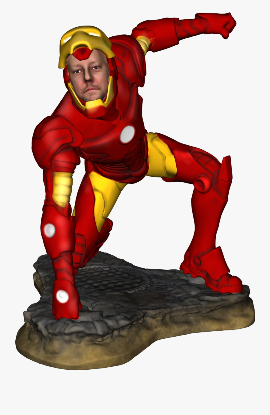 Iron Man, Transparent Clipart