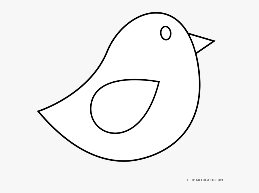 Clip Art Image Download Huge - Outline Clipart Image Of Bird, Transparent Clipart