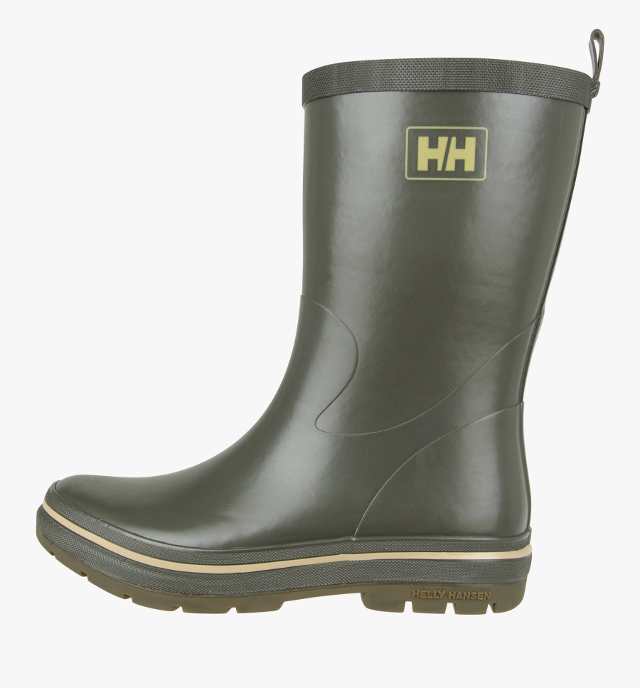 Green Rubber Boots Helly Hansen, Transparent Clipart