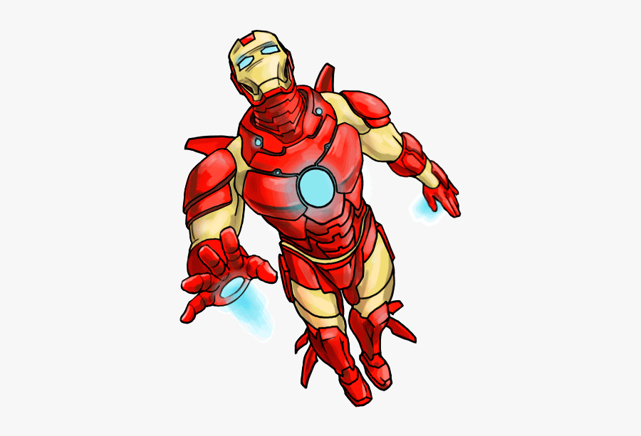 Color Iron Man Dibujo, Transparent Clipart
