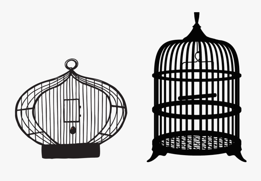 Transparent Clip Art Library - Small Bird Cage Background, Transparent Clipart