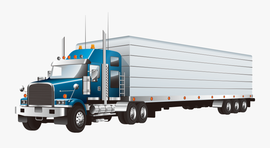 Semi Truck Transparent Background, Transparent Clipart