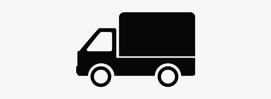 Delivery Van, Construction, Transportation, Transport - Black Delivery Van Clip Art, Transparent Clipart