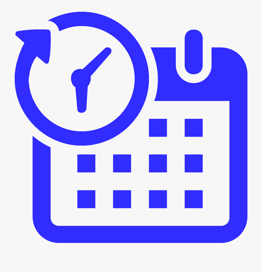 Paid Time Off - Calendar Icon Transparent Png, Transparent Clipart