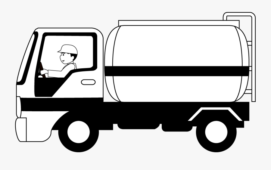 トラック 23 乗り物のイラスト素材 イラストポップ - Septic Truck Clip Art, Transparent Clipart