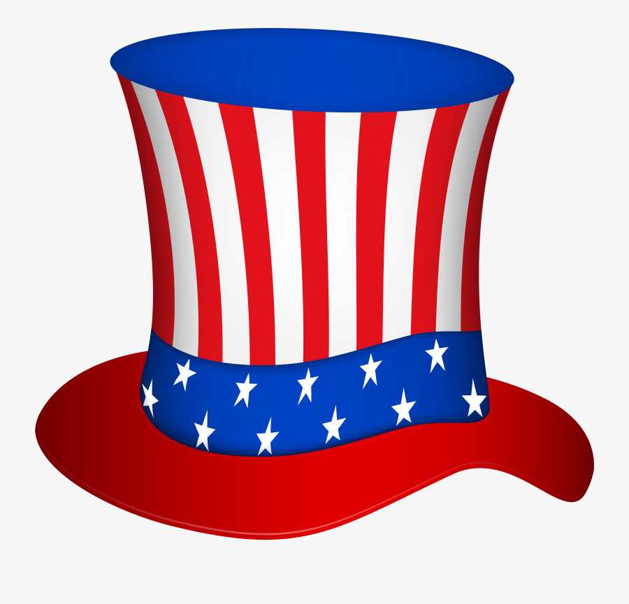 4th Clipart American Flag Hat, Transparent Clipart