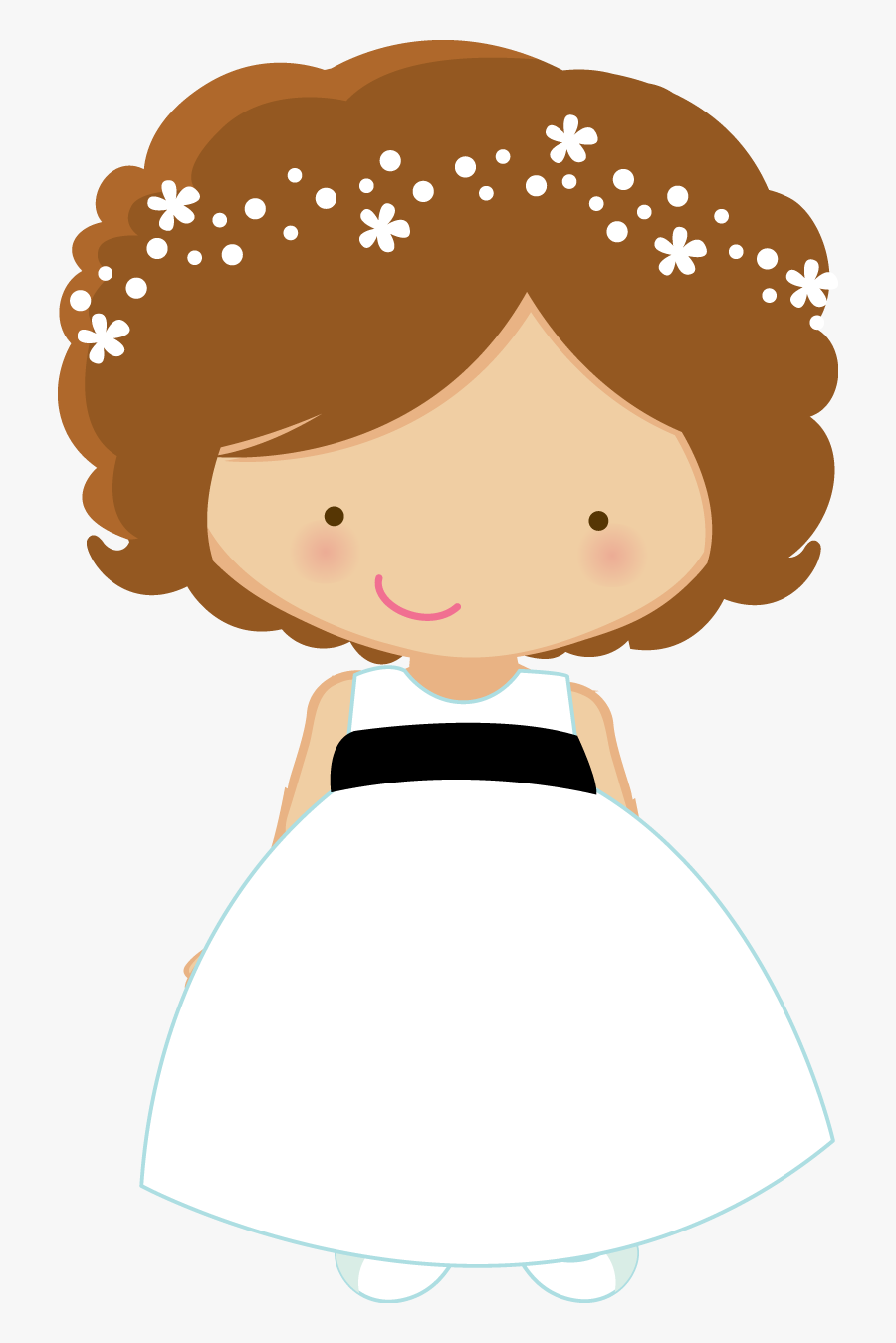 Girl Clipart Wedding - Flower Girl Clipart, Transparent Clipart