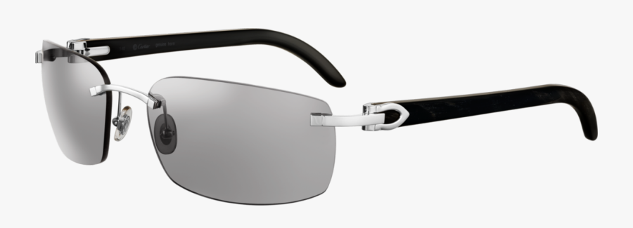 Replica Cartier White Buffalo Sunglasses - Cartier Limited Edition Glasses, Transparent Clipart