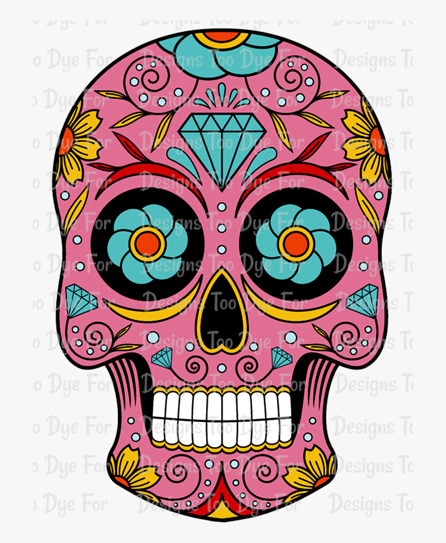 Sugar Skull - Sugar Skull Vector Png, Transparent Clipart