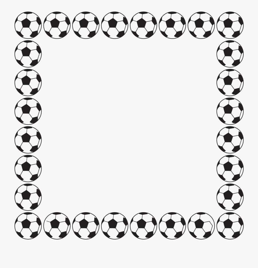 Football Page Border Clipart 2 By Laura - Marco De Futbol Png, Transparent Clipart