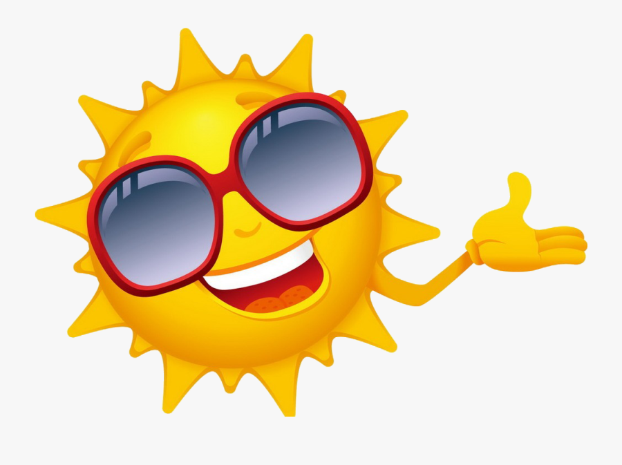Free Sun With Sunglasses Clipart - Summer Sun, Transparent Clipart