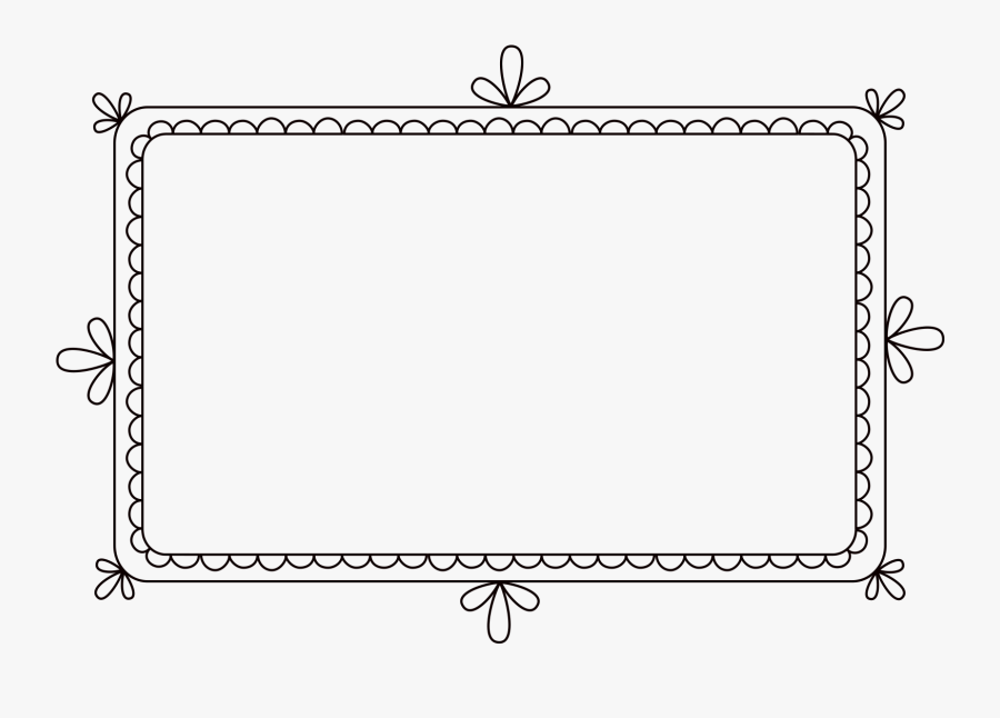 Rectangular Clipart Cute - Clip Art, Transparent Clipart