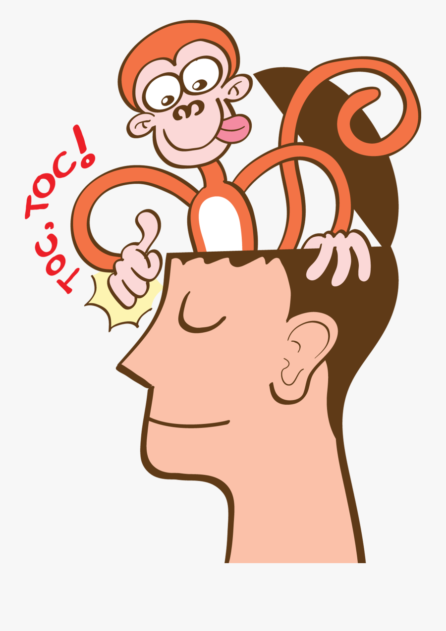 Exercise Your Mind - Meditation Mad Monkey Mind, Transparent Clipart