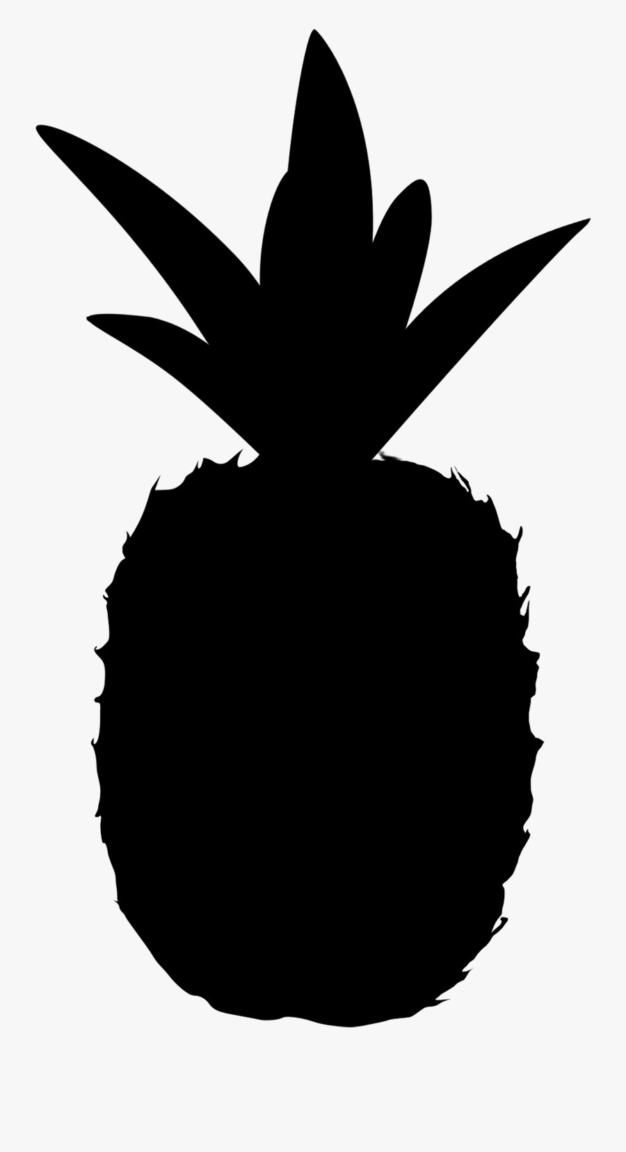 Pineapple - Transparent Silhouette Pineapple Clipart, Transparent Clipart