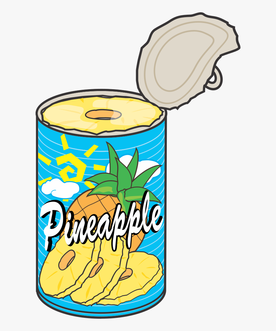 Can Of Pineapple - Tin Can Clipart Png, Transparent Clipart