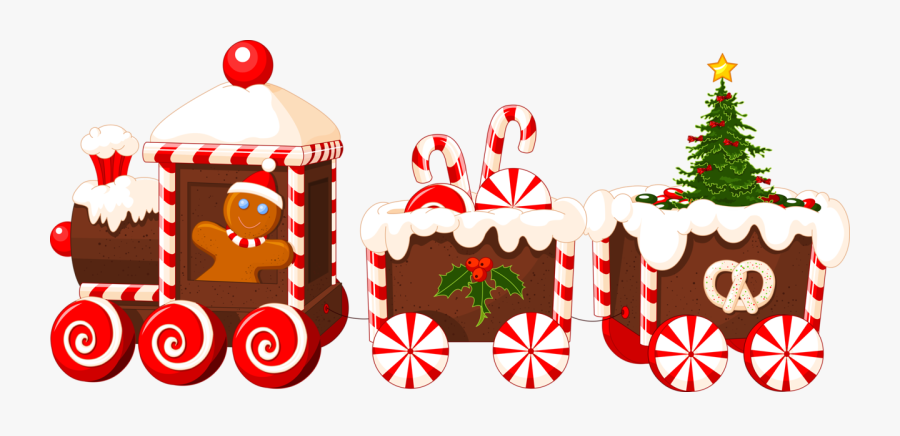 Soloveika Gingerbread Clip - Transparent Christmas Train Png, Transparent Clipart