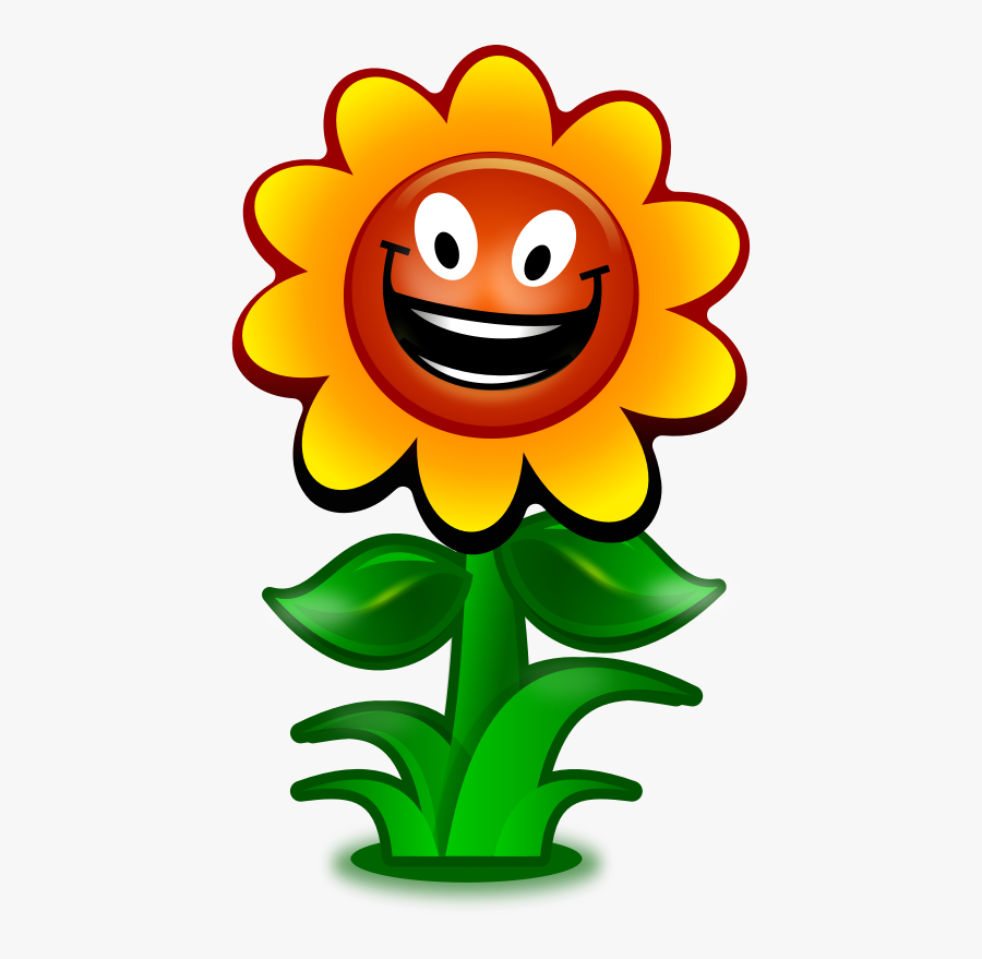 Free Sunflowers Clip Art Dromgal Top - Sunflower Clipart Cartoon, Transparent Clipart