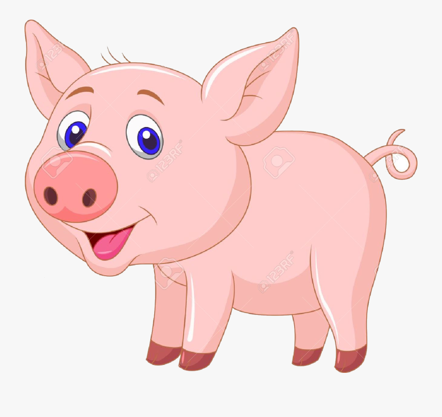 Pig Clipart - Carton Pig, Transparent Clipart