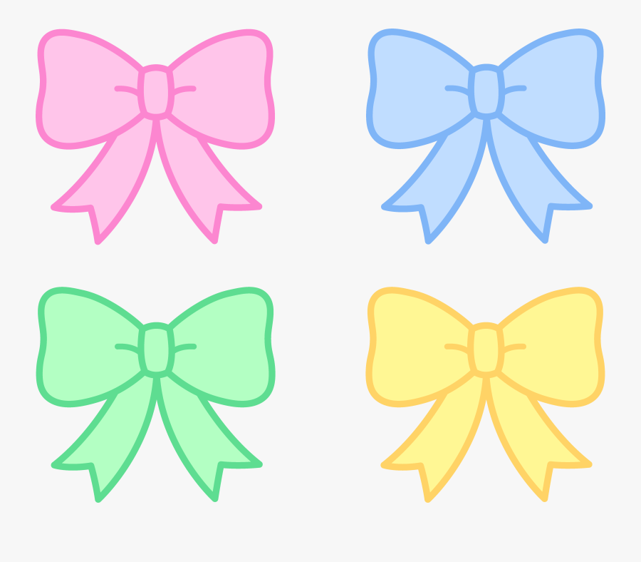 Bow Clipart Cute - Ribbon Clipart Cute, Transparent Clipart