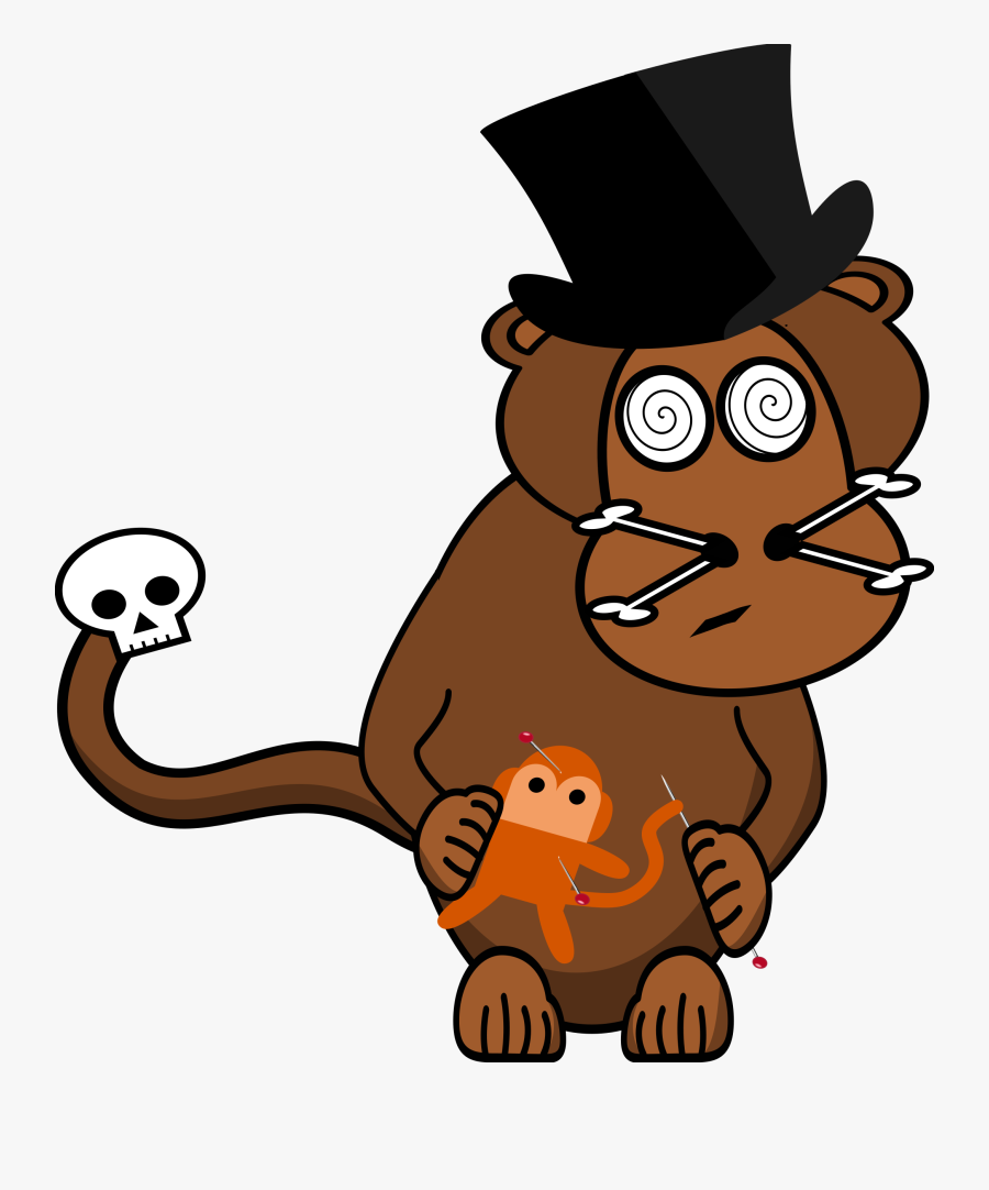 Monkey Clipart Doll - Green Ape, Transparent Clipart